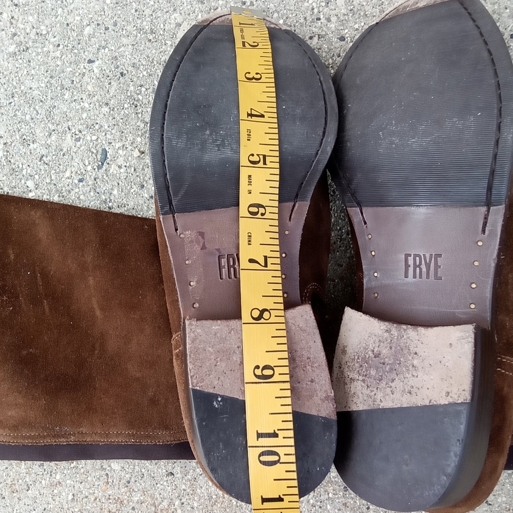 Frye Collared Suede Riding Boots - Picture 5 of 9
